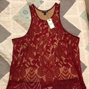 Lace tank